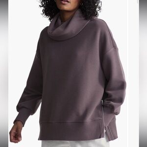 NWT SZ L Varley Milton Cowl Neck Sweatshirt
